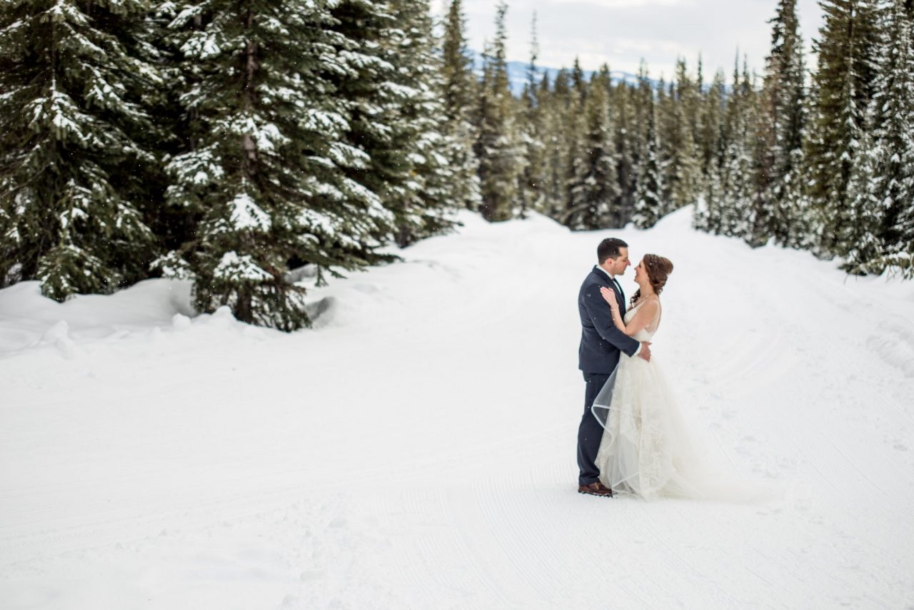 Tyler and Erin Big White Ski Resort Wedding | Kelowna Photographer Lori Brown